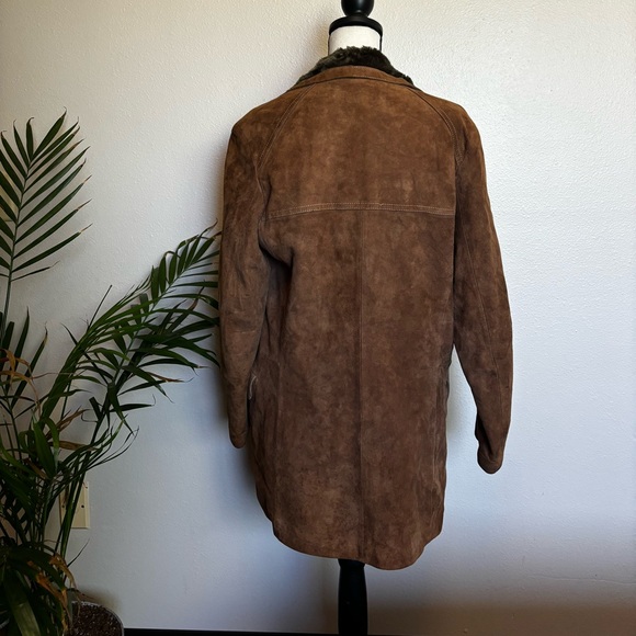 Winter Jacket Mens Military Fleece Warm Jackets Male Fur Collar Coat L - Picture 3 of 5